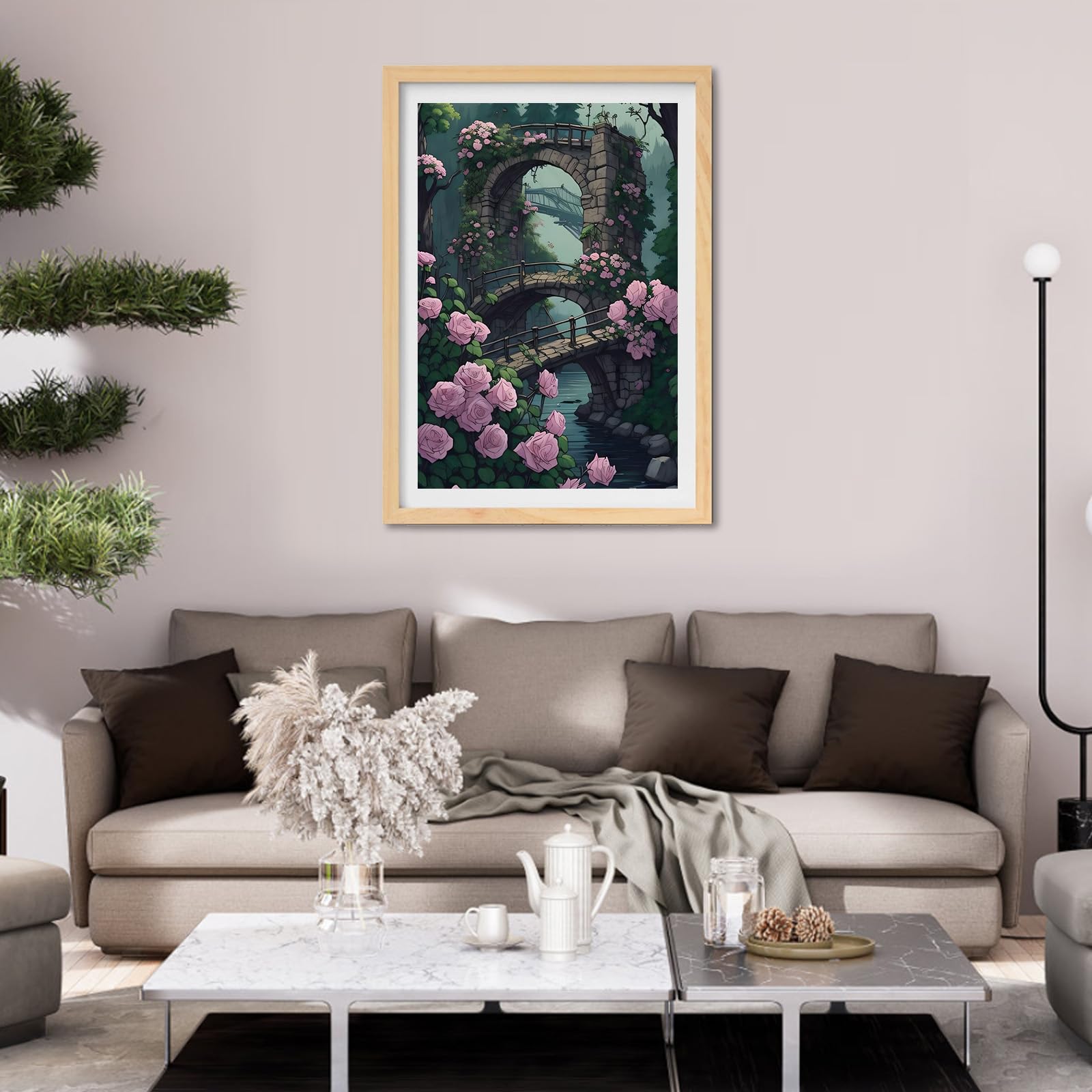 Kit Diamant Painting DOMROM 5D - 30x40cm, Art Créatif Adulte Et Enfant, Déco Murale Brillante - 3