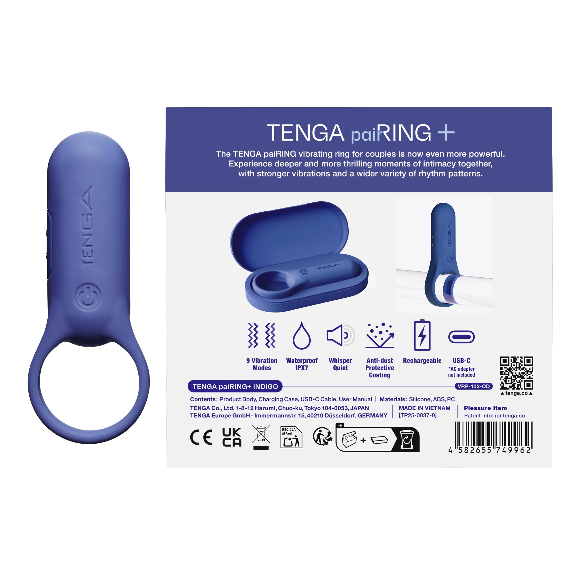 TENGA paiRING+ INDIGO