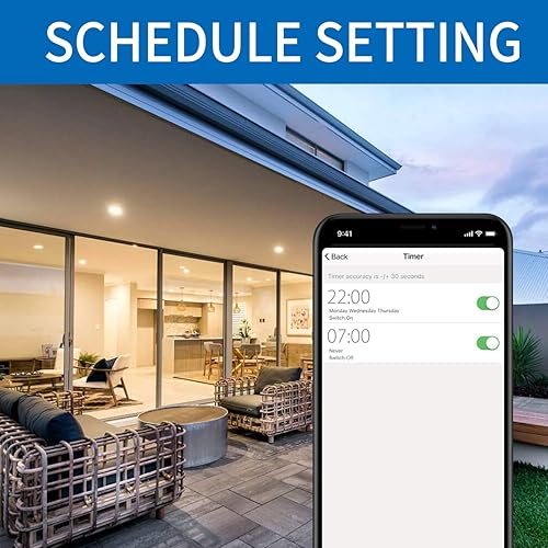 Miniatura 5 de ANWIO Bombilla inteligente BR30 RGB que cambia de color, LED, WiFi, regulable, multicolor, base E26, compatible con Alexa, Google Assistant, no