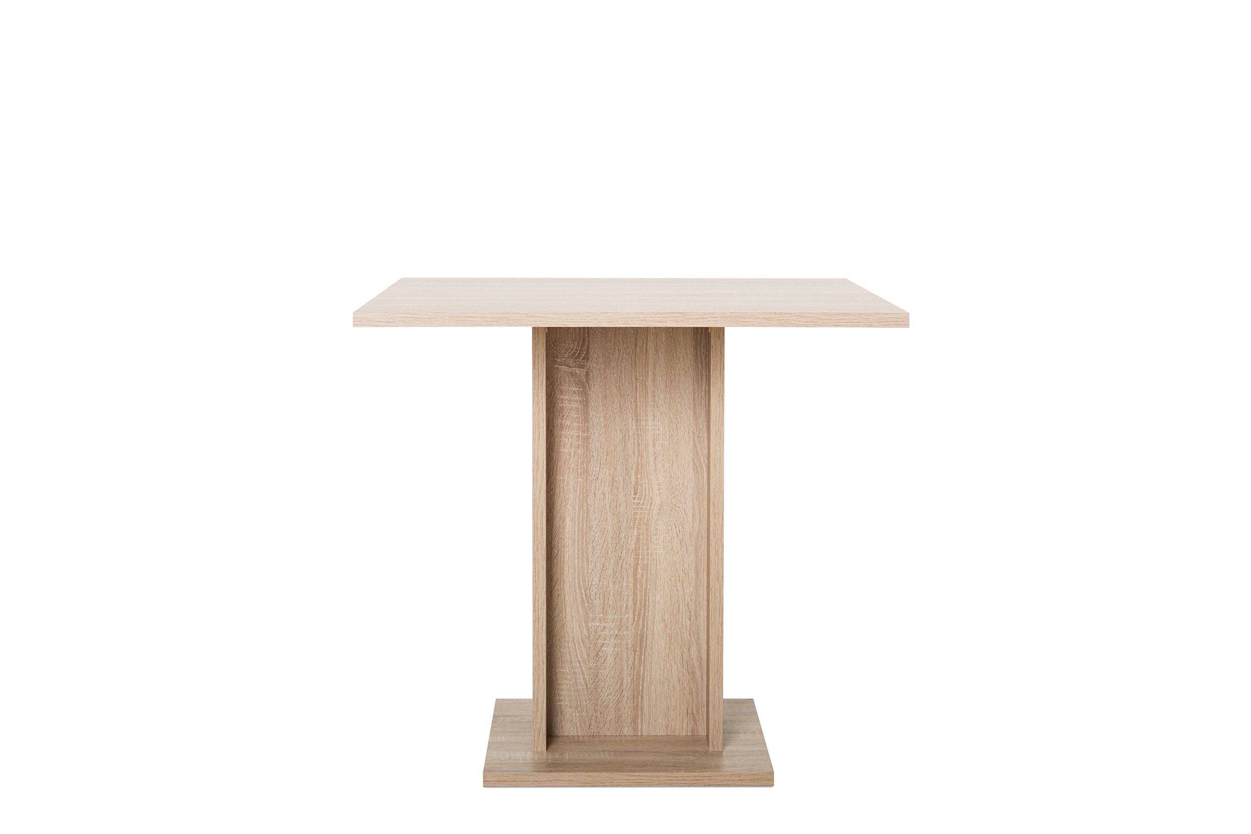 Inter Trade 2425 Dining Table, Wood, Sonoma Oak, 80 x 80 x 75 cm Home & Kitchen