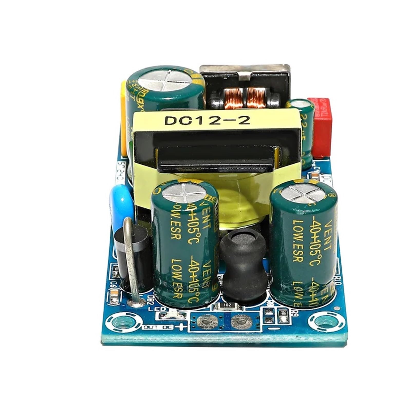 EDEDE Schaltnetzteil, AC 85-265V zu DC 5V 12V 24V Step Down Transformator Netzteil 1A 2A 4A 6A 8A 9A 13A Schaltnetzteil Modul Bare Board(24V3A)