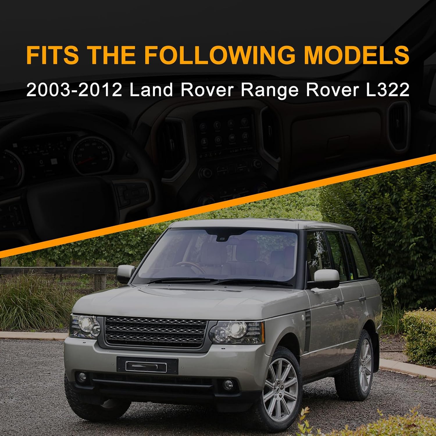 MILLISEC Front Left Suspension Ride Height Level Sensor Compatible with 2003-2012 Land Rover L322 Car Height Sensor OE Replace# RQH500431, LR020626