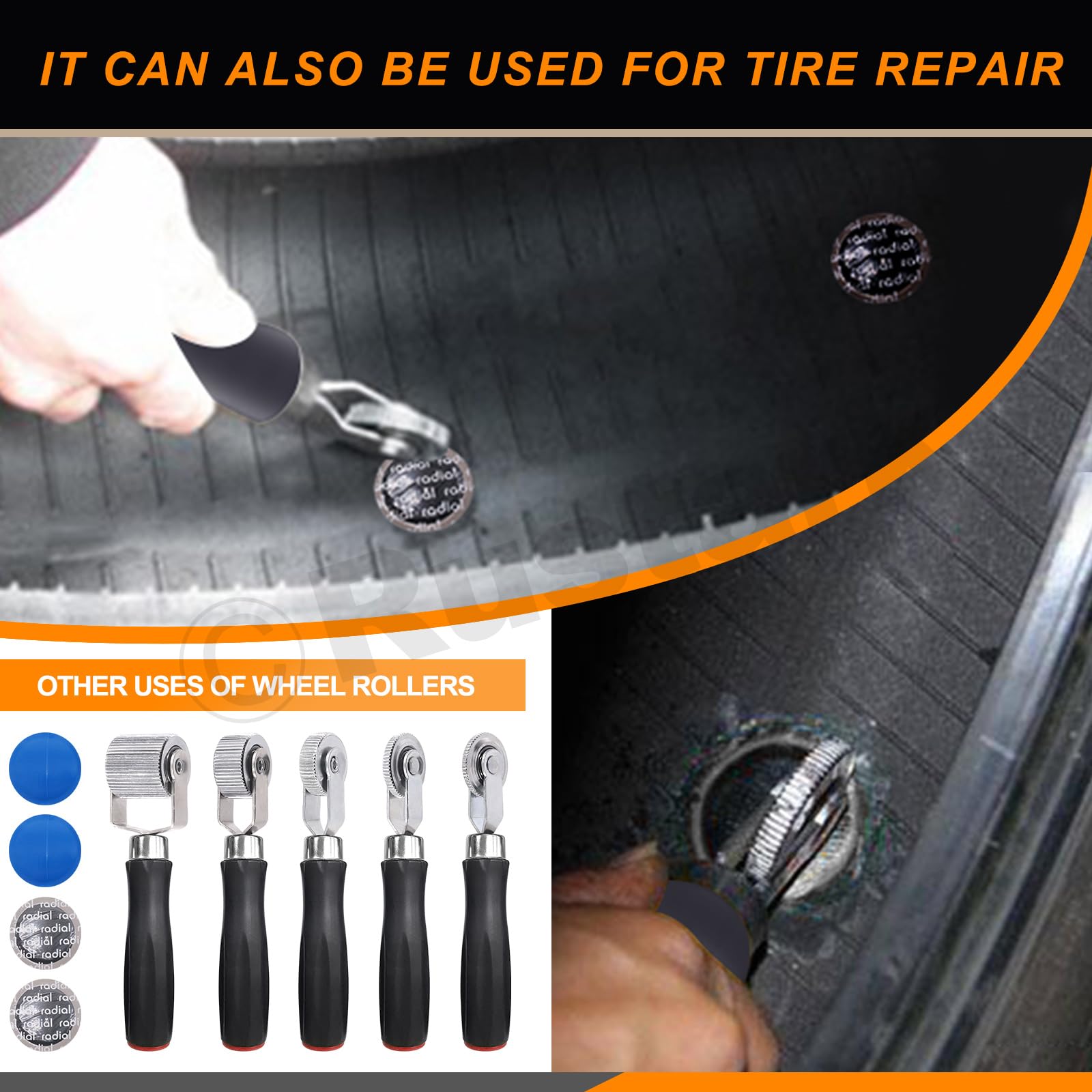 Kit Rulli Fonoassorbenti Per Auto - 3 Misure + Rullo In Gomma Per Installazione Perfecta - Foto 6