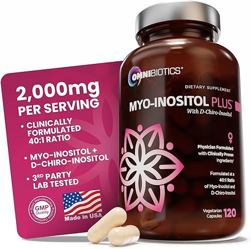 Myo-inositol Plus™ con D-Chiro-Inositol Caronositol® (DCI) | Promueve la hormona del equilibrio y función del ovario | Apoyo neurológico | Formulado