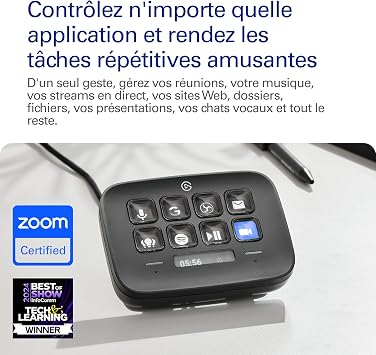 Elgato Stream Deck Neo (Siyah) - 8 Özelleştirilebilir Tuş, 2 Dokunmatik Nokta, Görevler ve İş Akışları ile Hız - Kontrol Word, Excel, PowerPoint, Takımlar, Yakınlaştırma, Spotify ve daha fazlası - Mac