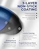 Granitestone Non Stick Frying Pan Set, 2 Pc Frying Pans Nonstick, 9.5