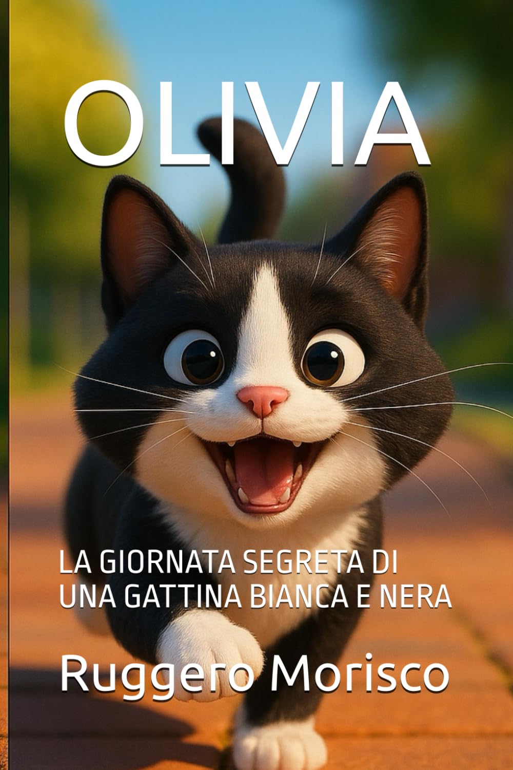 OLIVIA: LA GIORNATA SEGRETA DI UNA GATTINA BIANCA E NERA