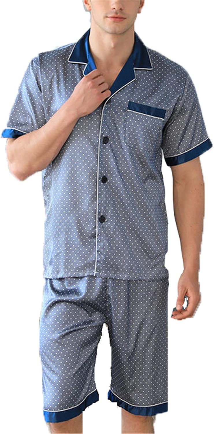 Juego De Pijamas De Manga Corta Para Hombre Marvmys, Puerto Rico