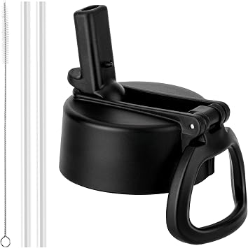 Straw Lid for Hydro Flask 12 16 18 20 32 40 64 oz Wide Mouth Bottle