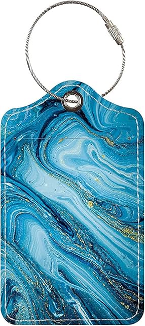 Luggage Tags, Luggage Labels for Suitcases Personalised Bag Tags Unbreakable Suitcase Tags Privacy Protection ID Tags for Cruise Ships, Travel Accessories
