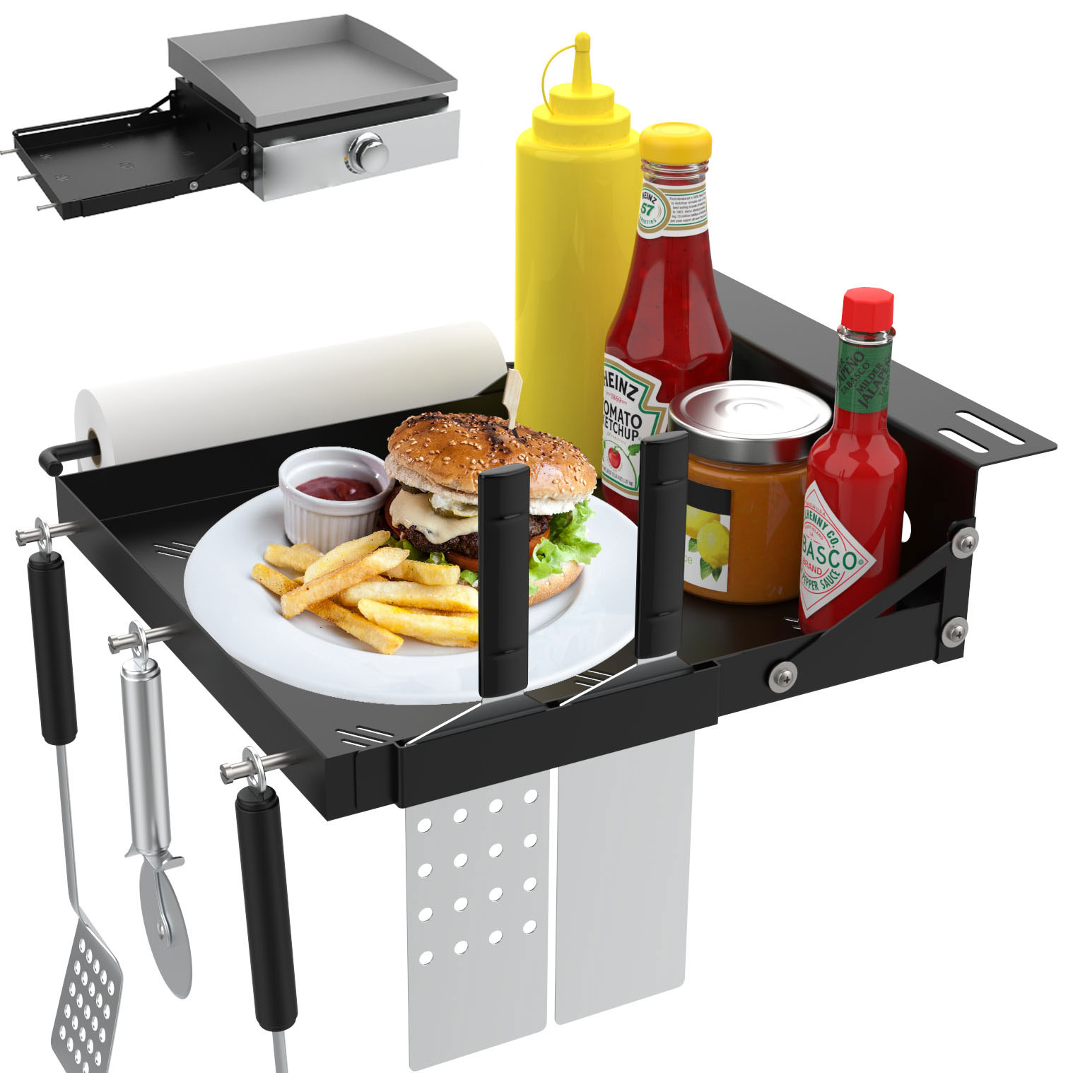 Amazon.com: Griddle Side Shelf for Blackstone Griddle Accessories