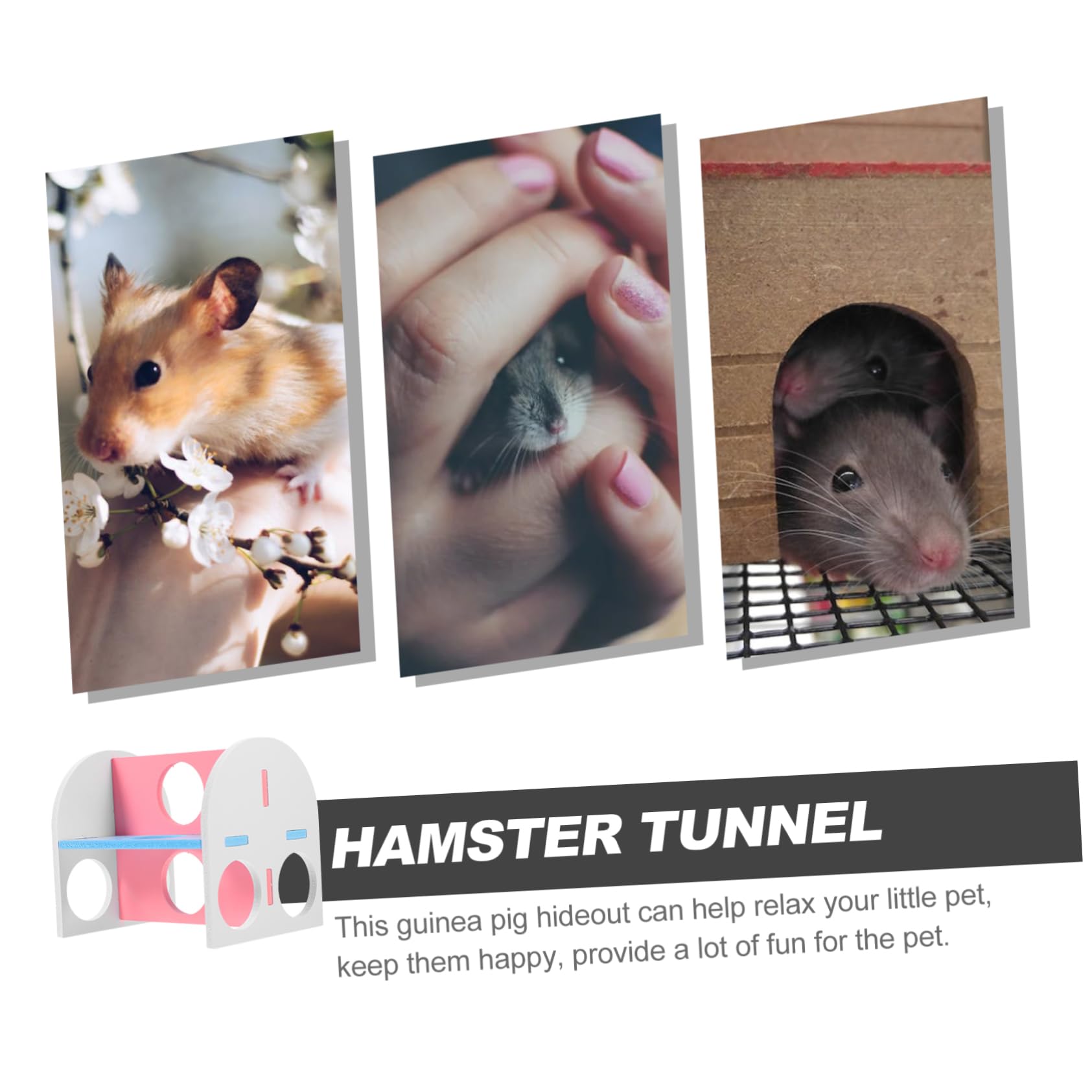 TOYANDONA Hamster Exploration Tunnel Maze Accessory for Pets for Hamsters Guinea Pigs and Chinchillas Encourages Activity and Exploration