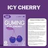 GUMING 40 x Energy Chewing Gum with 60 mg Caffeine / Gum Guarana Vitamin C & B6 Vegan Sugar-Free (40 Pieces 4 Packs of 10 Gums: Mint Cherry Berry)