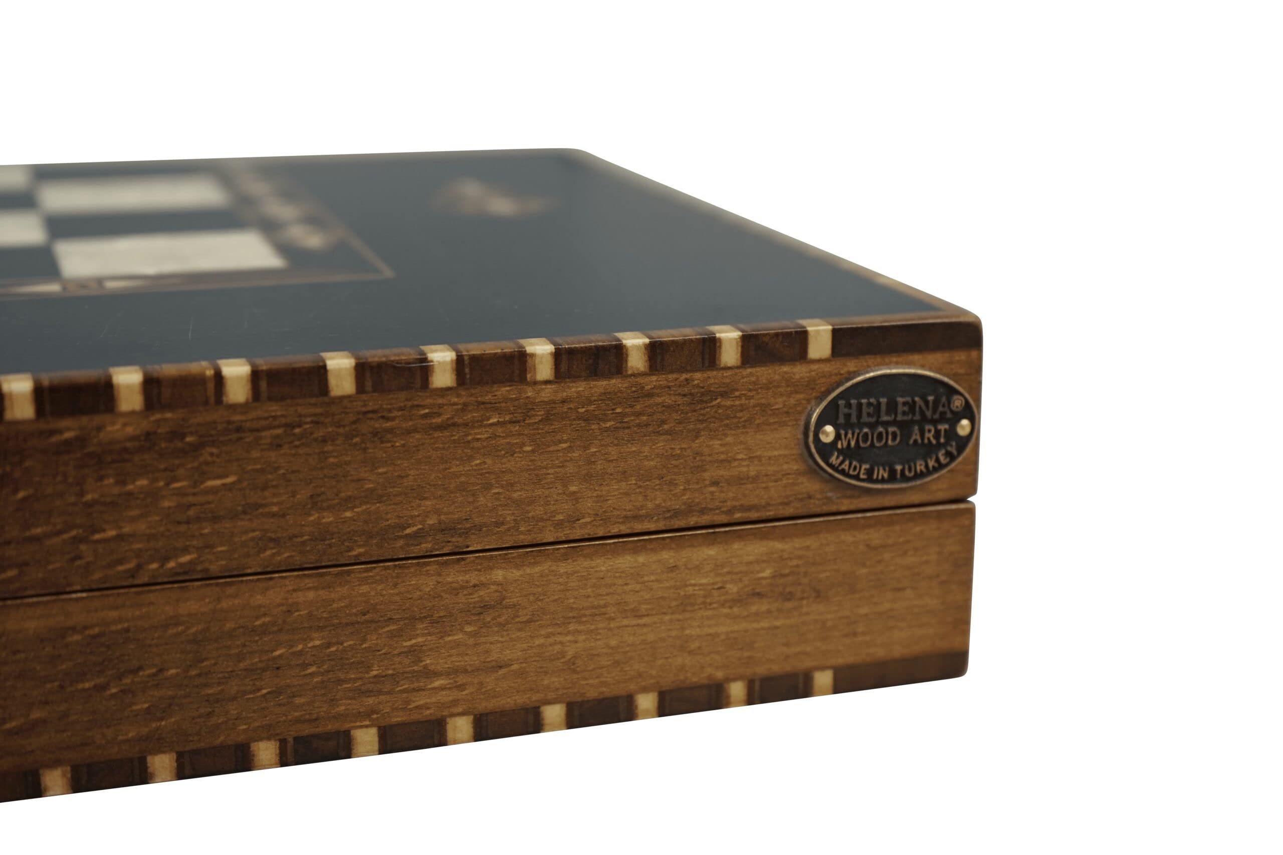Helena Backgammon Set Rurale Ebonywood 50 cm