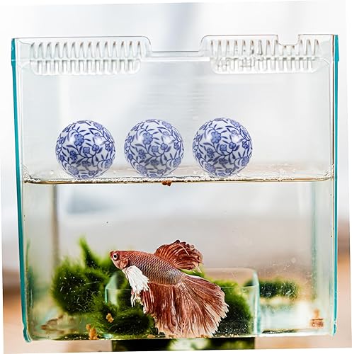 Miniatura 4 de ABOOFAN Bolas de decoración de ornamento de bolas flotantes para pecera, bolas de acuario flotantes, adorno de acuario, diseño de acuario,