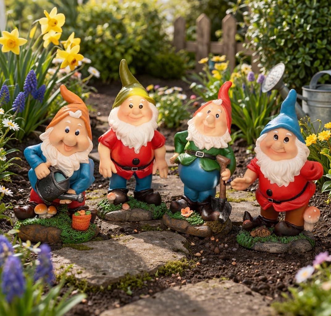 Gartenzwerge 4er Set