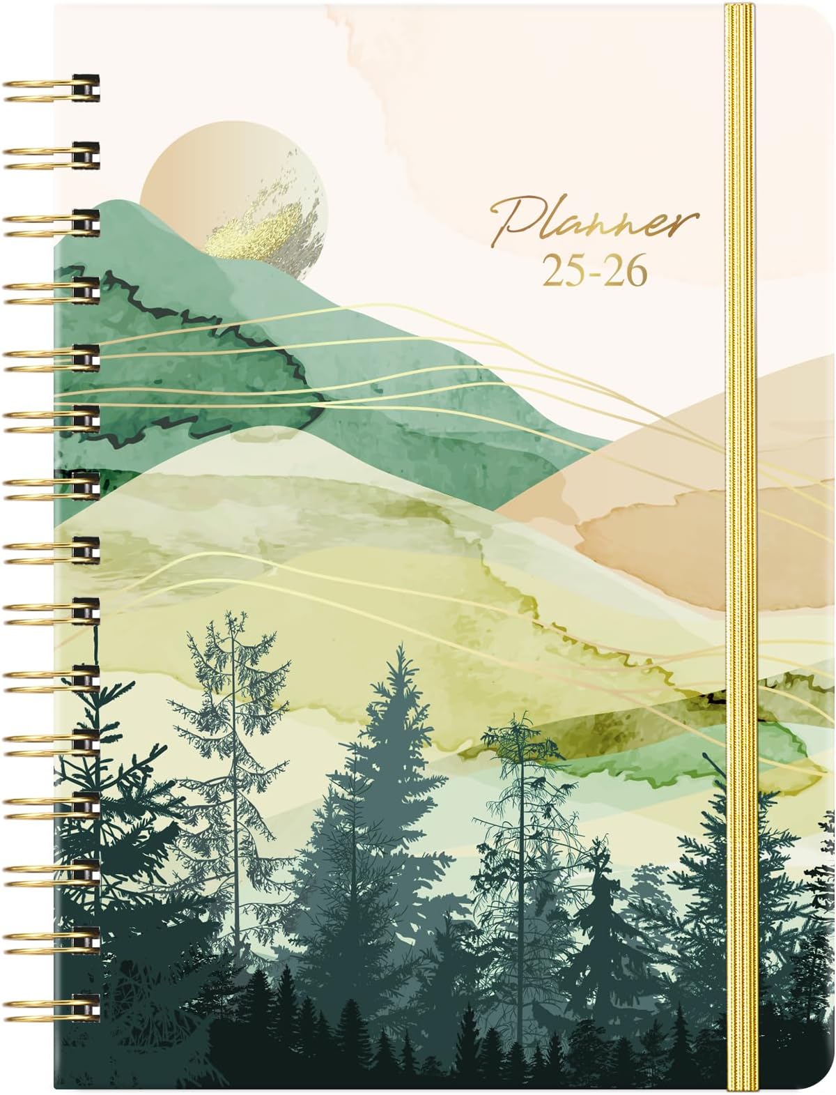 2025-2026 Planner - 6.4" x 8.5", Academic Planner Weekly and Monthly 2025-2026 from JUL. 2025 - JUN. 2026, Academic Calendar with Monthly Tabs, Sturdy Cover, Premium Paper, Strong Twin-wire