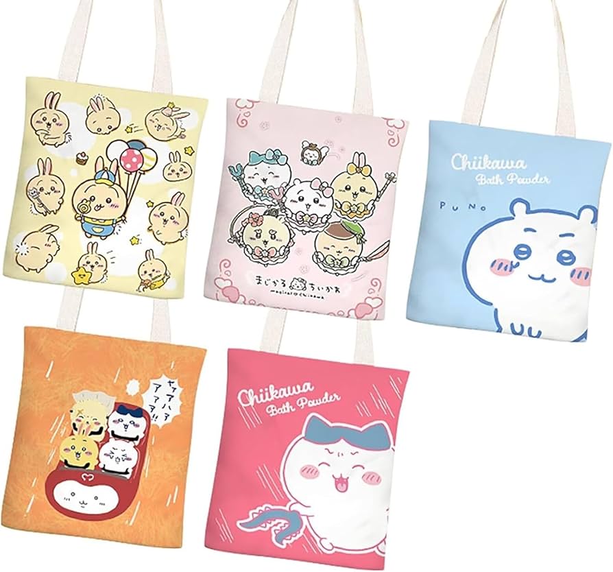 即購入O.K ちいかわ紙バッグ・エコバッグ4枚セット 即購入O.K ちいかわ紙バッグ・エコバッグ4枚セット 即購入O.K ちい