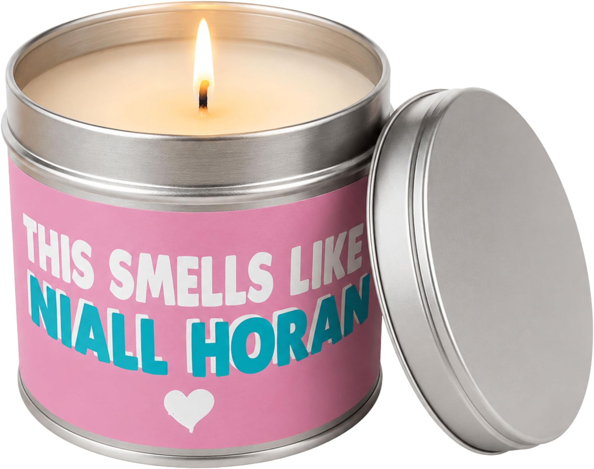 Wanky Candles Niall Horan Funny Scented Tin Candle for One Direction Fans
