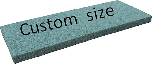 Miniatura 75 de Ginsimar Cojín personalizado para interior/exterior, almohadilla de banco, cojín de asiento de ventana panorámica, almohadillas para silla, cojín