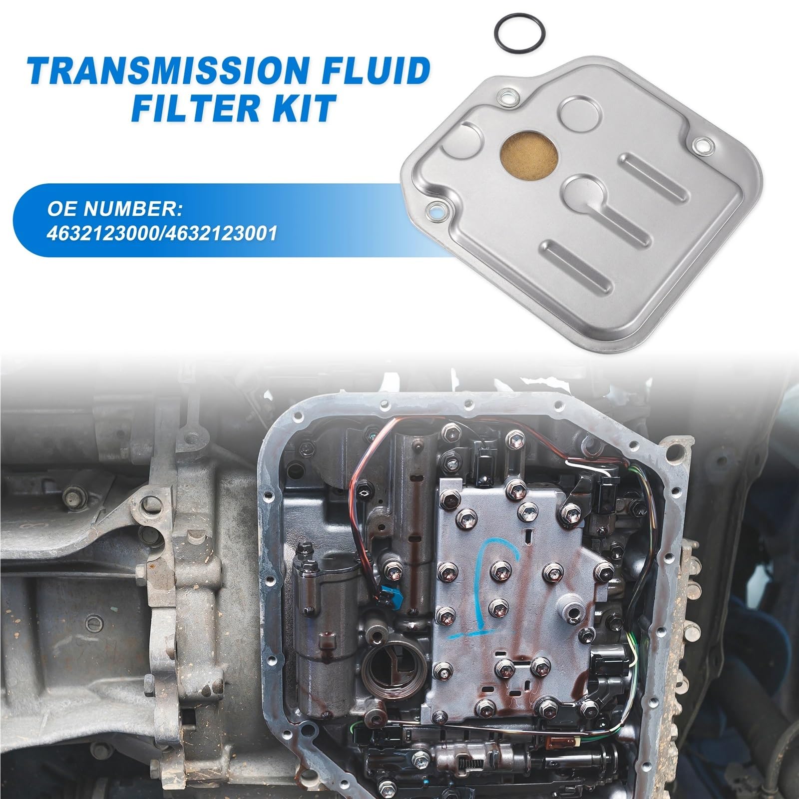 Aluminiowa miska olejowa‌ Filtr oleju automatycznej skrzyni biegów pasuje do Hyundaia Elantra 2007 4632123000 4632123001
