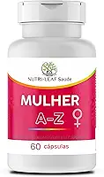 MULHER A Z - vitamina para mulheres, energia, disposição e bem‑estar feminino com vitaminas e nutrientes essenciais, para todas as fases da vida | NUTRI‑LEAF Saúde