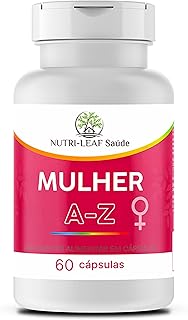 MULHER A Z - vitamina para mulheres, energia, disposição e bem‑estar feminino com vitaminas e nutrientes essenciais, para todas as fases da vida | NUTRI‑LEAF Saúde
