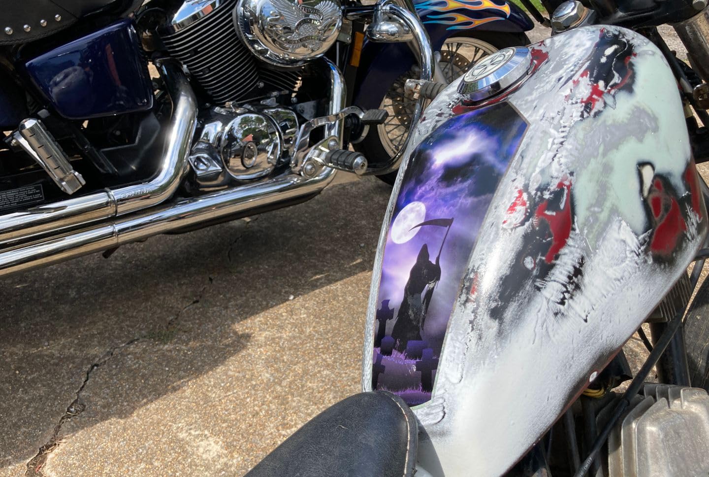 スポーツスタータンク死神デザインカスタム塗装新品 【公式通販】
