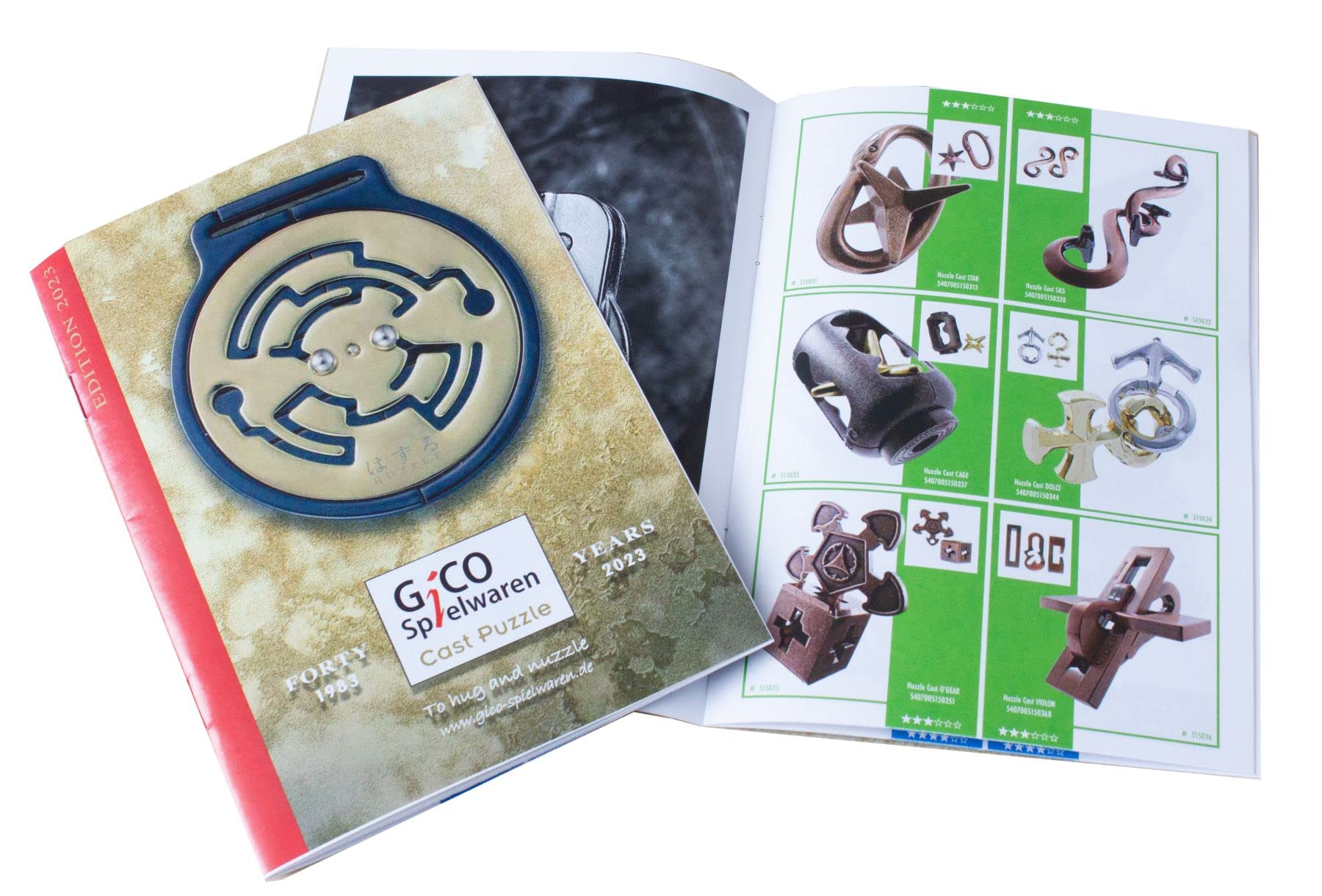 Cast Huzzle Puzzle Set No. 13 Padlock, Cyclone, Infinity - SG 5.6