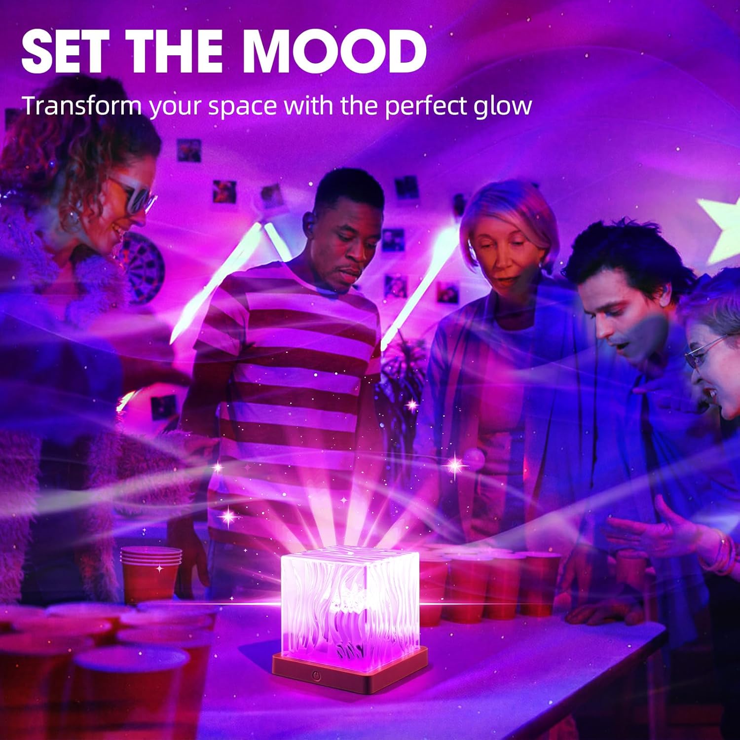 Northern Lights Projector, 16 Colors Aurora Lamp Galaxy Projector fot Teens with Remote Control and Aurora Drift Effects for Bedroom Night Light for Kids, Christmas Gift for Boys & Girls