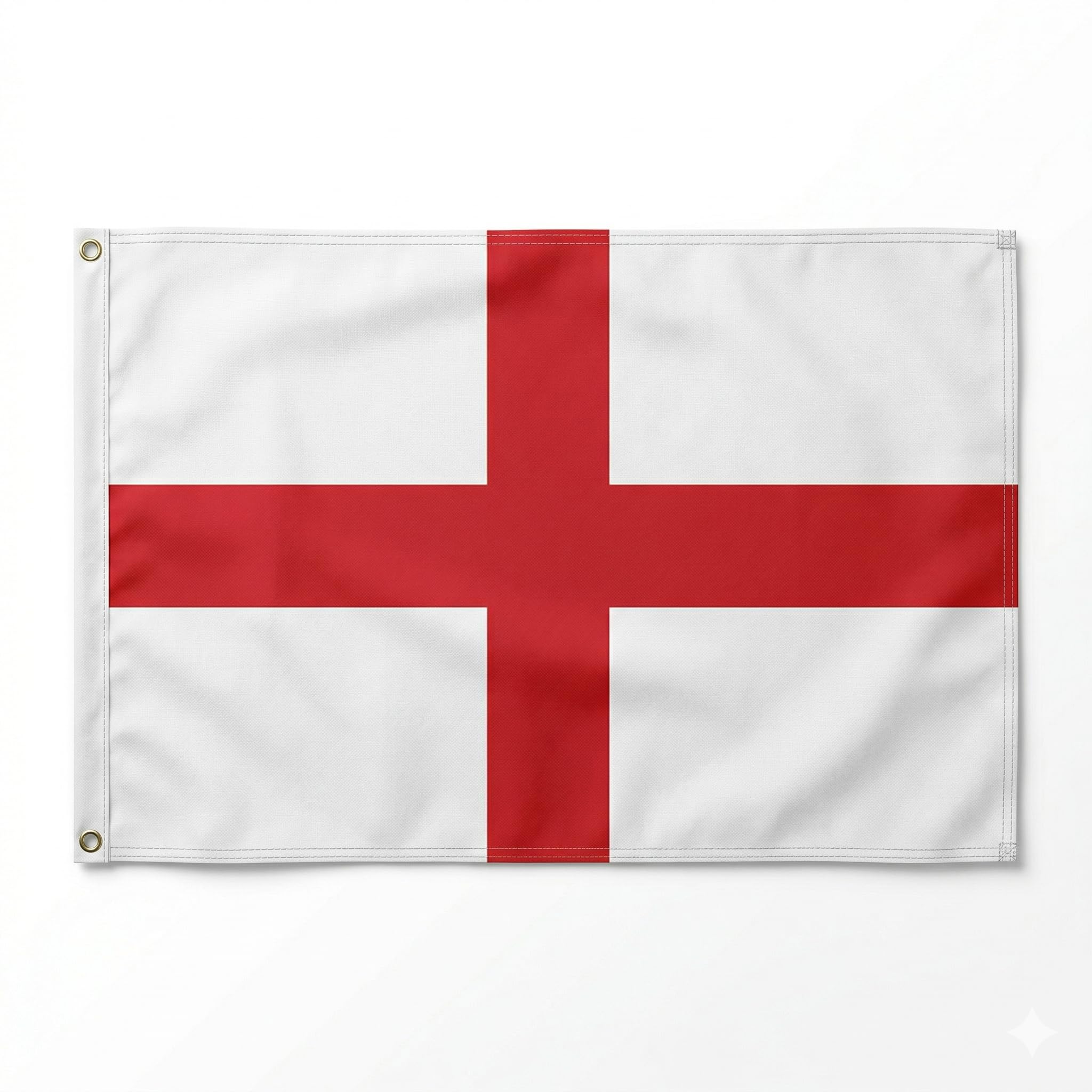 England Flag 3 x2 ft– St George’s flag 90x60cm Cross Red & White Banner 2 Brass Eyelets Weather Resistant Indoor Outdoor Flag for World cup Football Fans St George’s Day & Garden Display