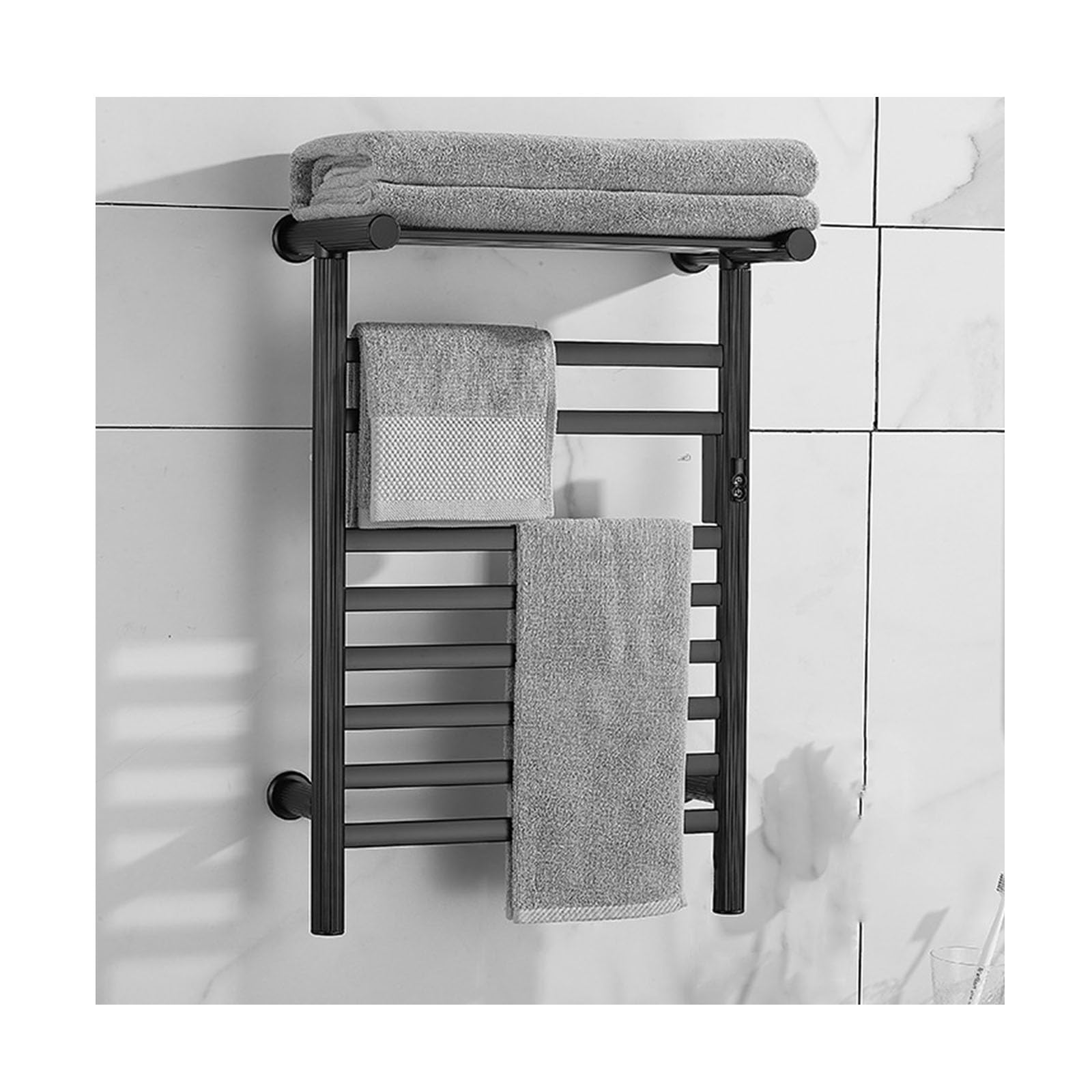 Toallero de pared elegante con control de temperatura de precisión
