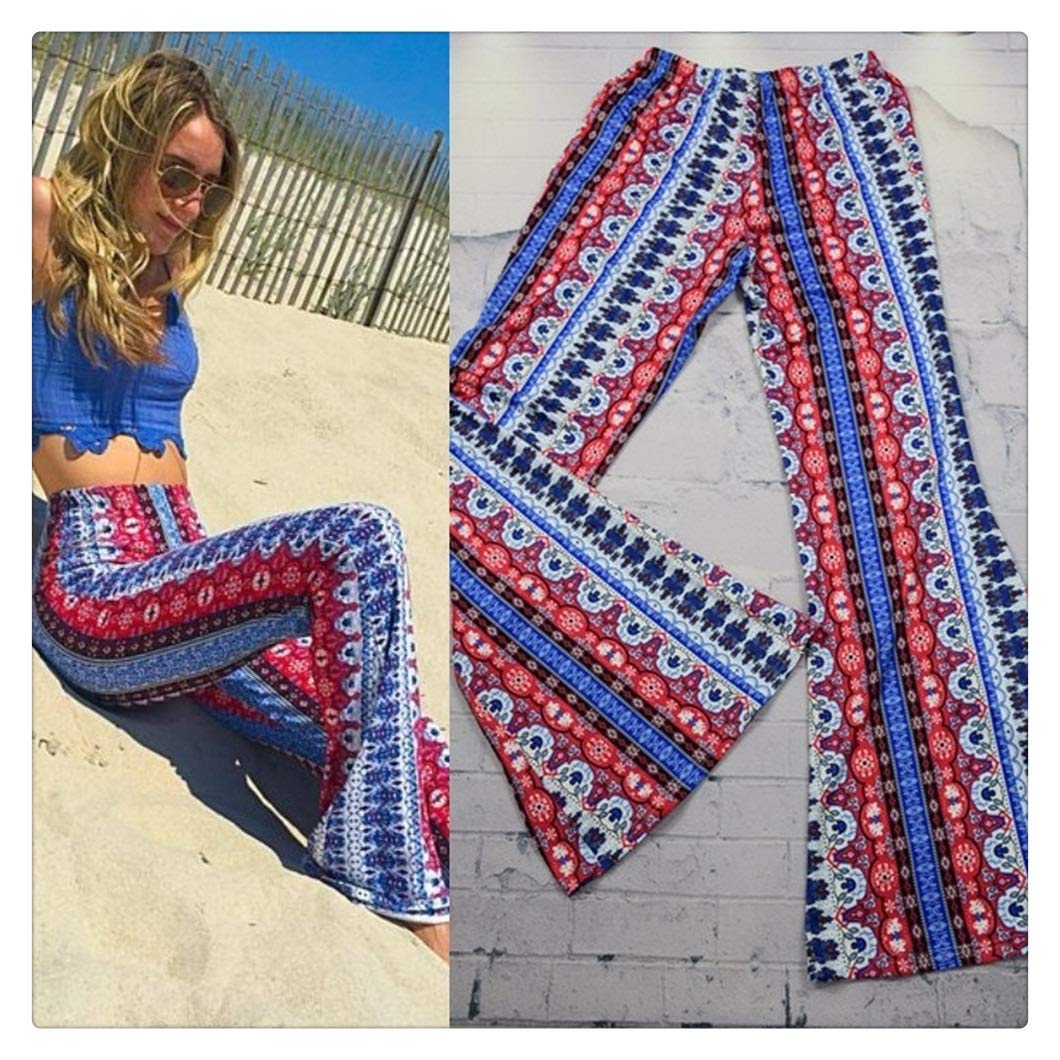 Tight Patterned Flare Pants