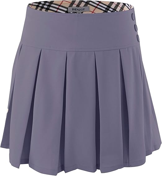 Amazon Bienzoe ガールズ プリーツ裾 学生服 スカート スカート 通販