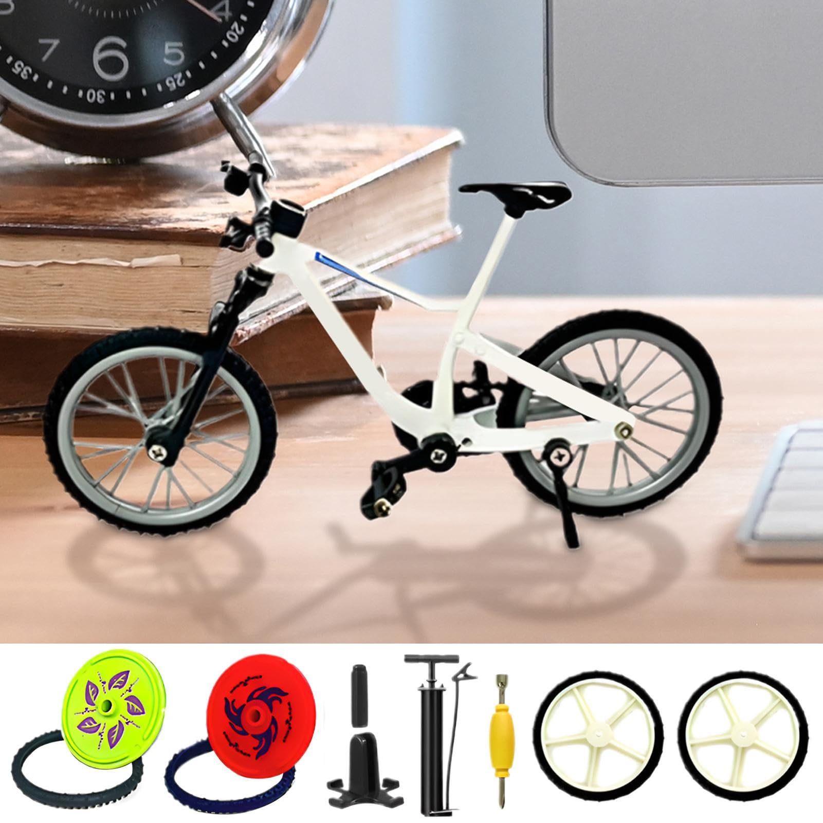 Mini Bicicleta De Dedo De Aleación – Juguete BMX Con Piezas Modificables, Deportes Extremos En Miniatura Para Escritorio