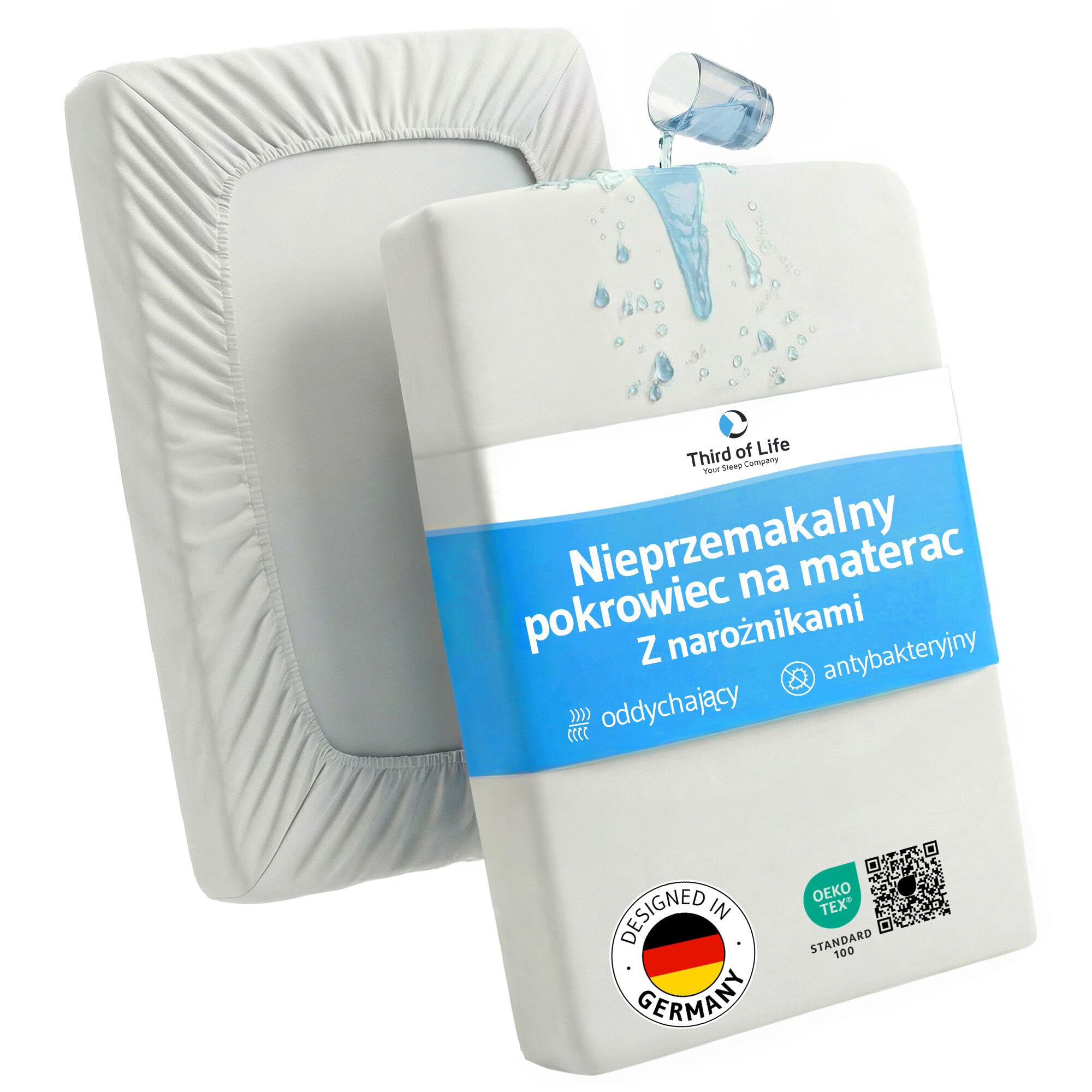 Waterproof and Breathable Mattress Protector 180 x 220 cm - Anti-Dust Mite Mattress Cover - Waterproof Incontinence Mattress Protector - Ideal Mattress Protector for Allergy Sufferers-image-10