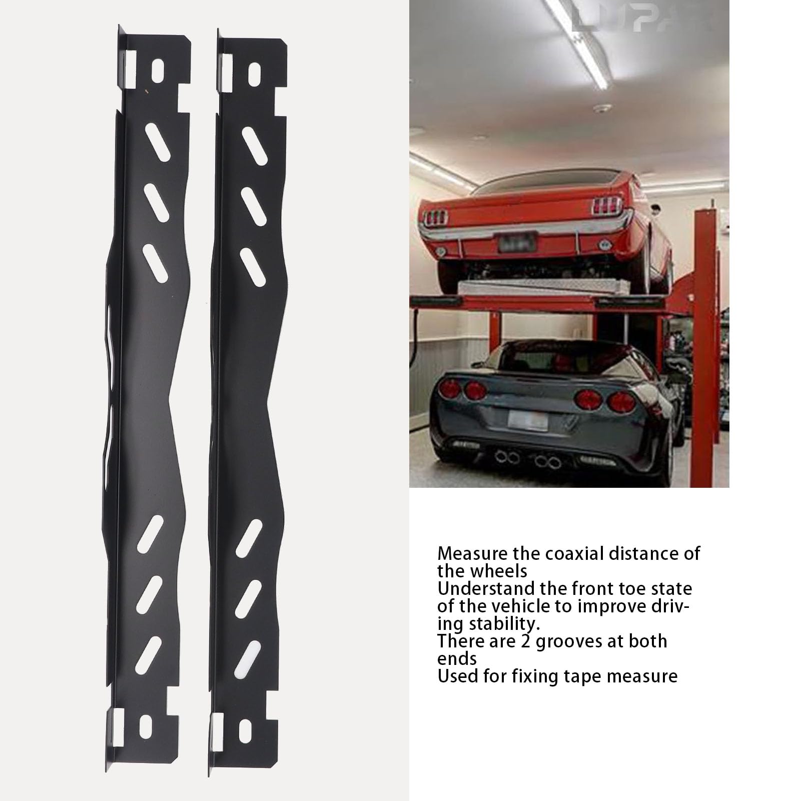 2 Set Alloy Steel Wheel Hub Alignment Plate with Hanging Hole, No