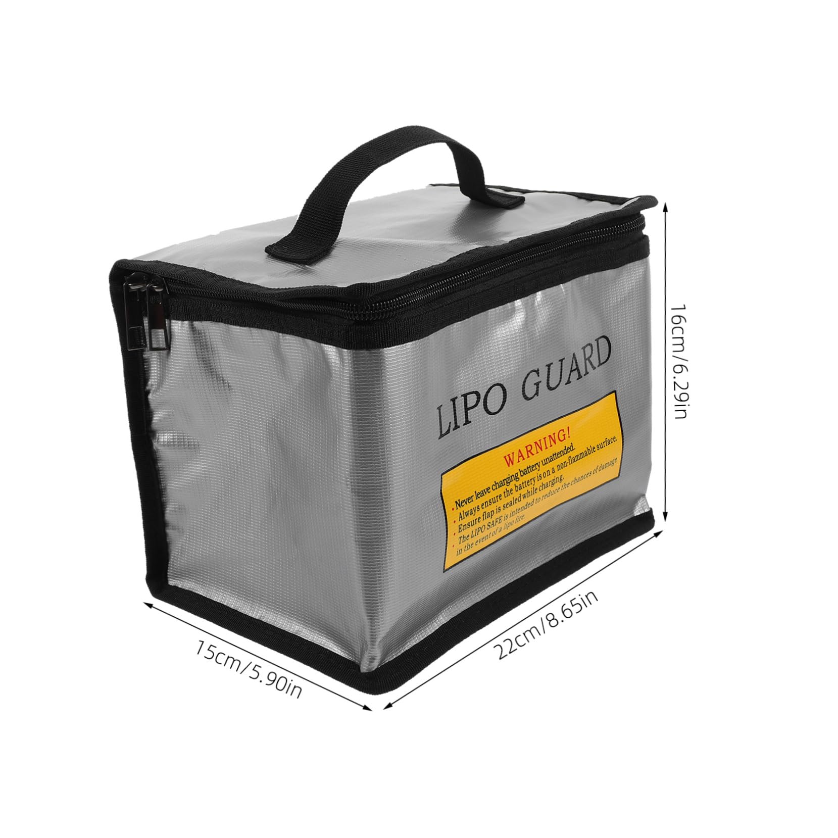 INOOMP Battery Fireproof Bag for Batteries Explosion Storage Pouch for Safe Charging Versatile Use for Rc Cars More