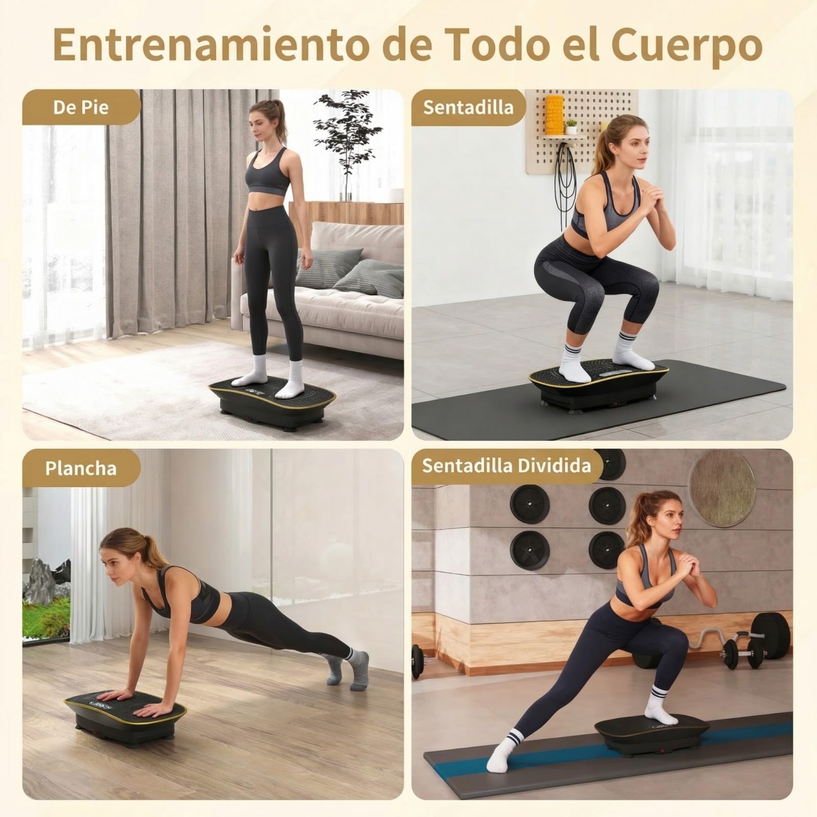 GYMAX Plataforma Vibratoria para Pérdida de Peso, Plataforma Vibración Muscular con 10 Intensidades de Velocidad Ajustables y Control Remoto, Placa de Vibración Todo Cuerpo Ejercicio en Casa