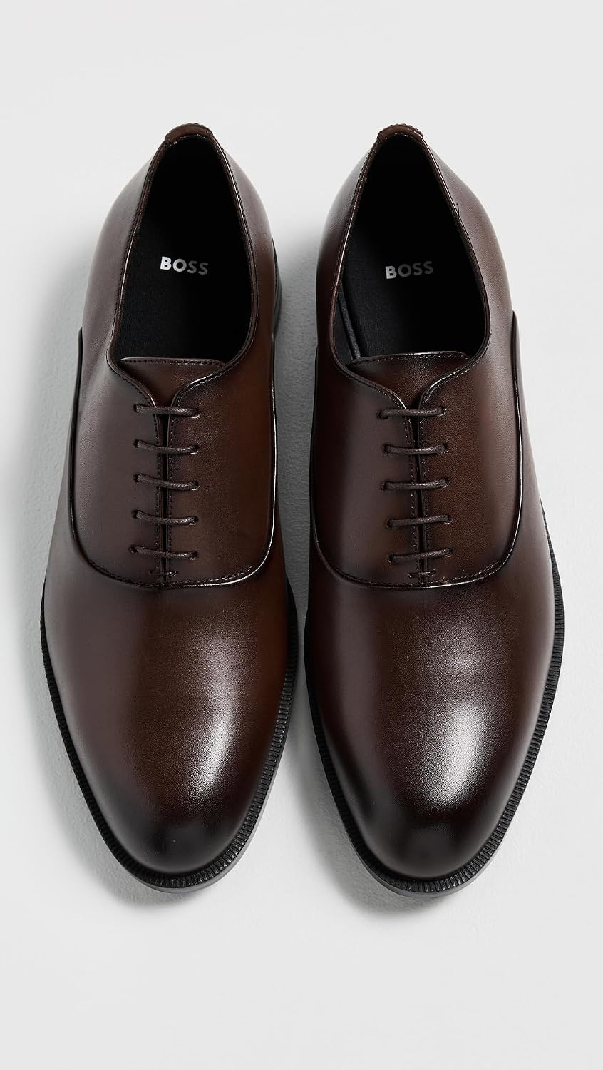 BOSS Men's Tayil Smooth Leather Oxford Shoes