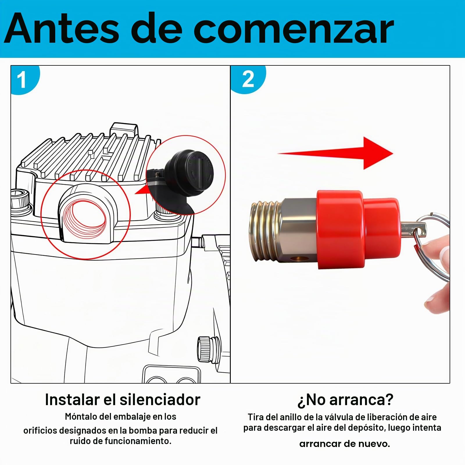 Compresor de aire comprimido para batería Makita de 18 V, compresor de aire portátil de 7 bares de presión de trabajo, capacidad de botella de gas de 1,5 l, inflado rápido para herramientas neumáticas