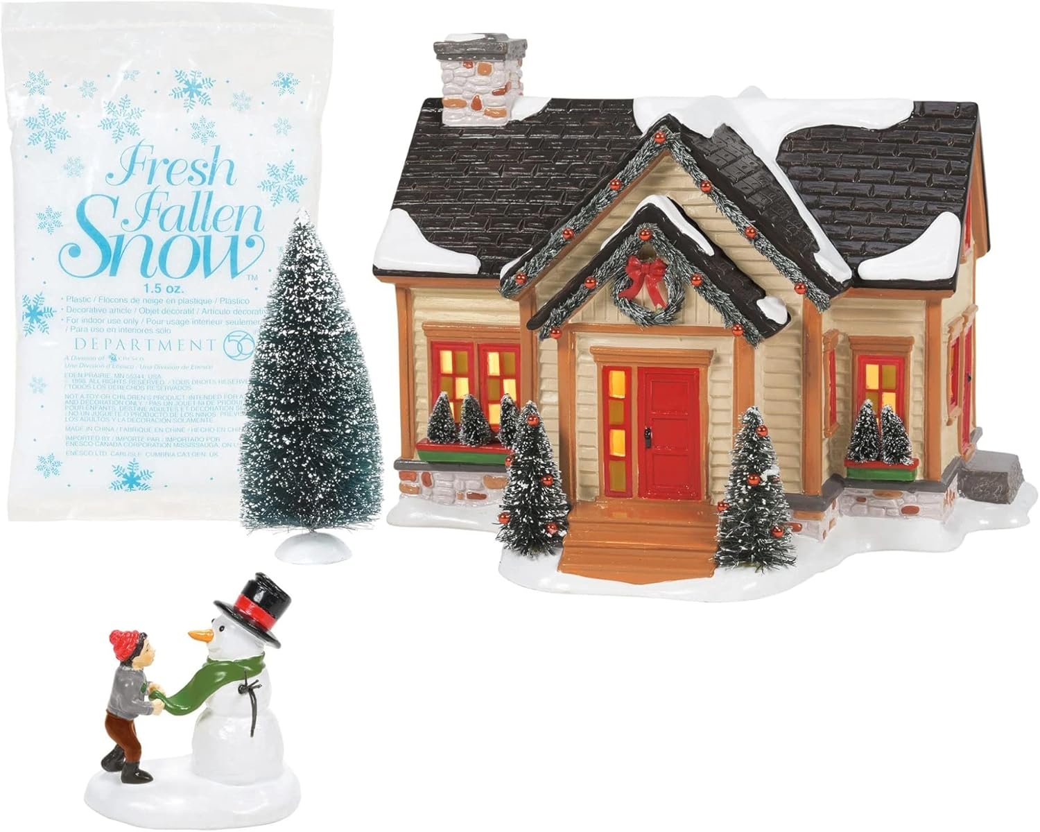 Department 56 Snow Village Building Christmas Cheer Set 6007267