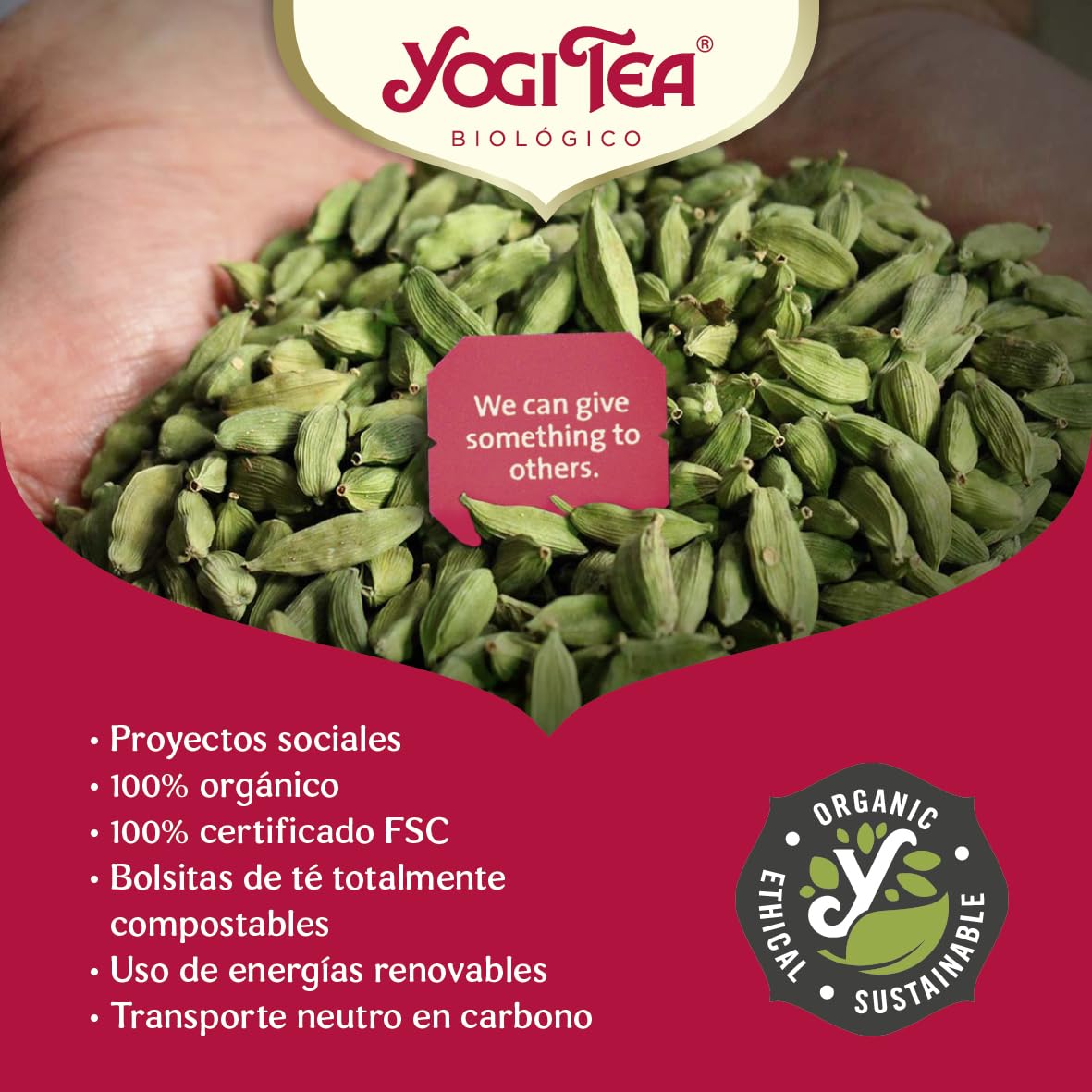 Yogi Tea - Equinácea - Infusión Ayurvédica - Mezcla de Equinácea, Rooibos y Cardamomo - Sin Cafeína - Pack de 3x17 bolsitas (51 bolsitas en total)
