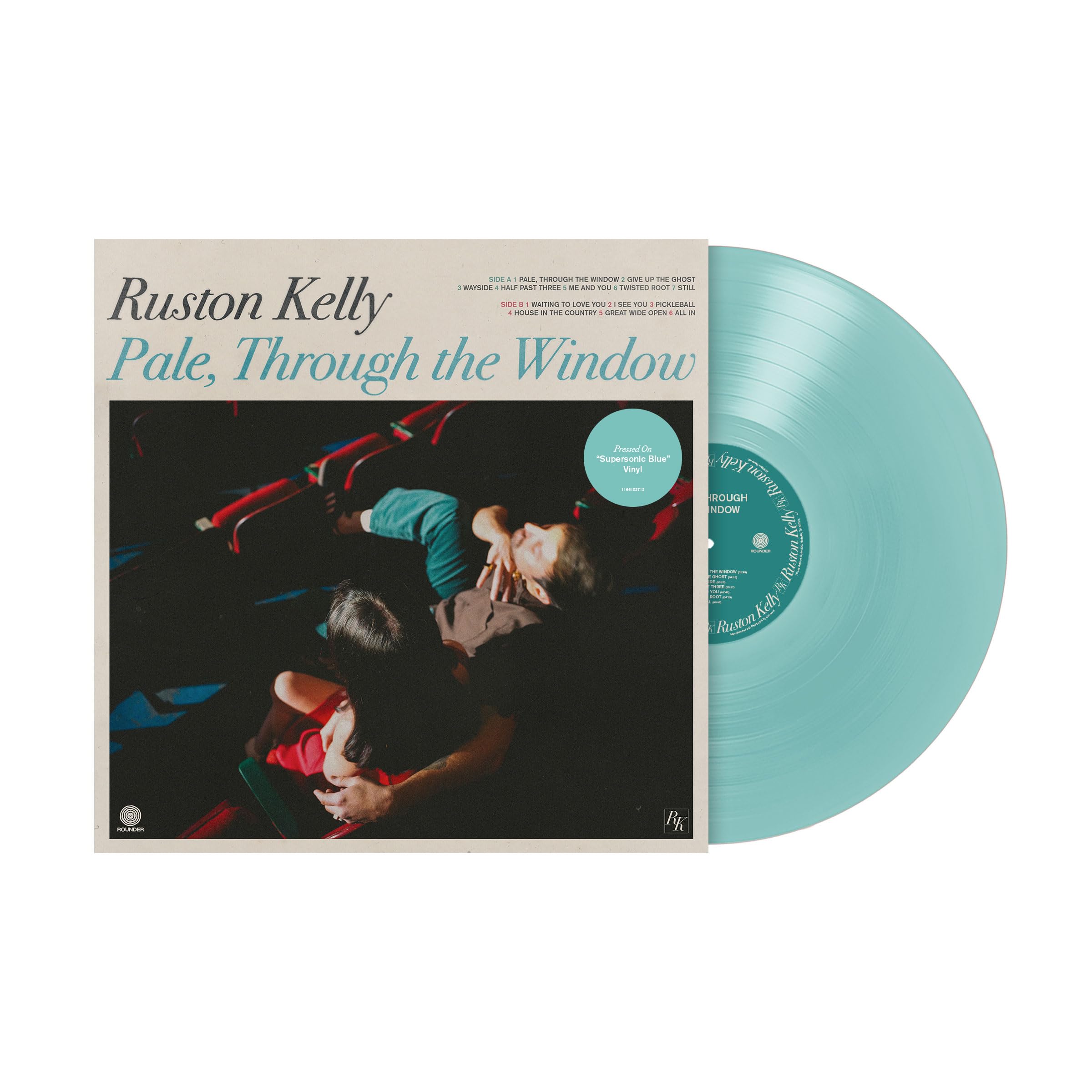 KELLY, Ruston - Pale Through The Window - transparent 'supersonic' blue vinyl LP