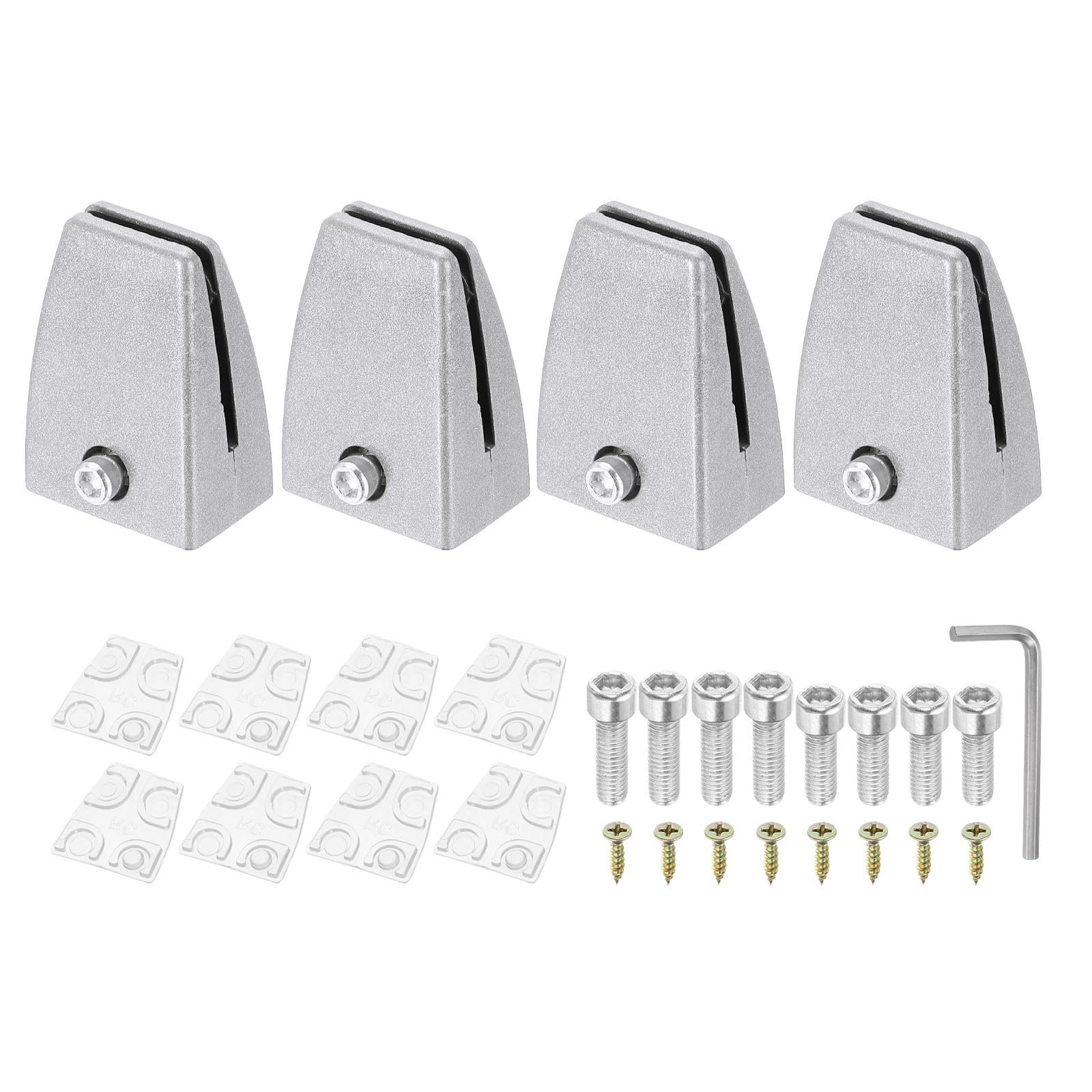 PATIKIL 1.7x1.3x2.4" Desk Divider Support Clamp