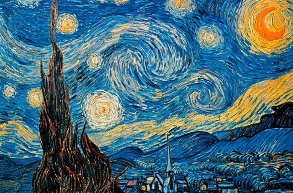 Piatnik Starry Night 1000 Piece Vincent van Gogh Jigsaw Puzzle