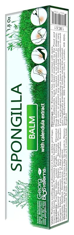 Bálsamo corporal Georg BioSystems com castanha-da-Índia, calêndula, Spongilla e mentol, 50 g