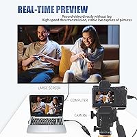 Vista 2 de Tarjeta de captura de video, USB 3.0 HDMI a USBC tarjeta de captura de audio, dispositivos de captura 4K 1080P60 para juegos grabadora de video