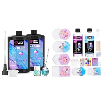 LETS RESIN UV Resin & Resin Coaster Kit