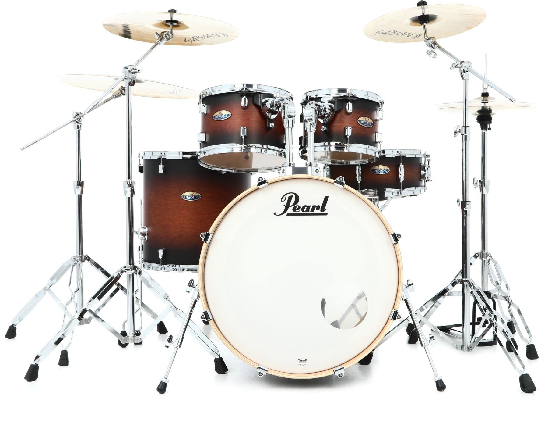 Pearl Decade Maple Shell Pack - 5 Pieces - Satin Brownburst